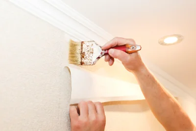 Pose de papier peint à Ally — revêtements muraux et toiles de verre